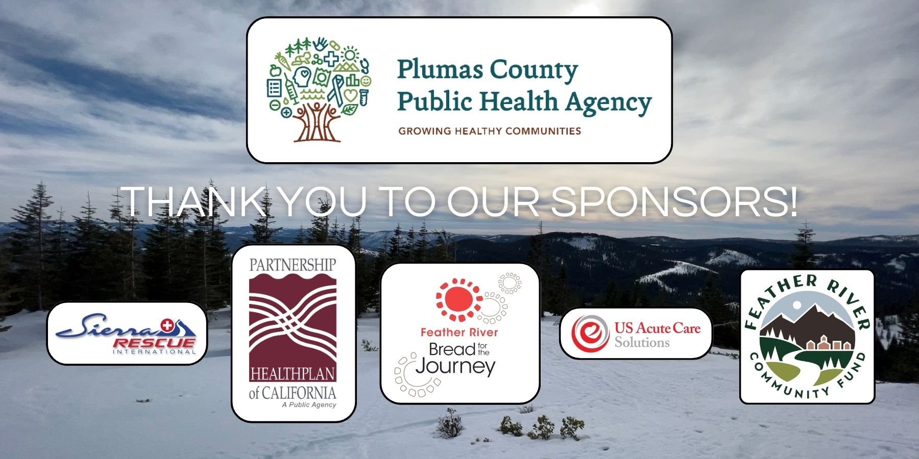 Thank you to our sponsors