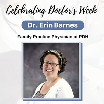 庆祝医生周——医生. 艾琳·巴恩斯，PDH的家庭医生