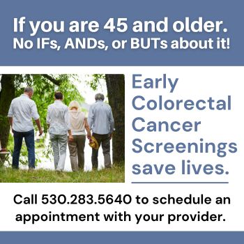 Early Colorectal Cancer Screenings save lives. 