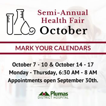 October health fair mark your calendars