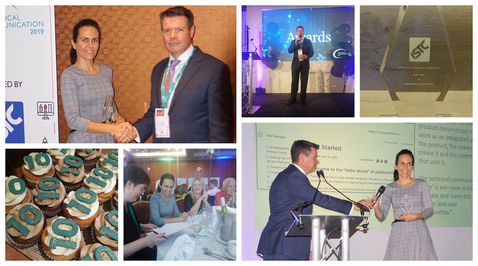 Collage of photos from the Gala Dinner and Award Acceptance Ceremony
