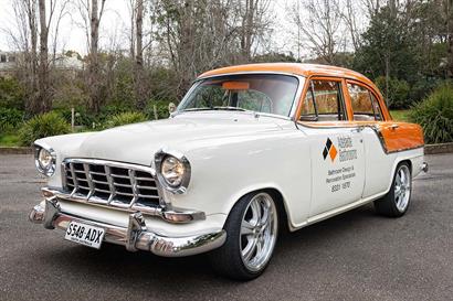 Adelaide Bathrooms classic vintage car advertising design & renovation services
