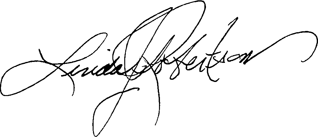 Linda Robertson Signature