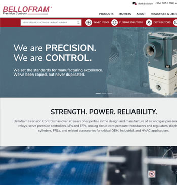 Bellofram Precision Controls website