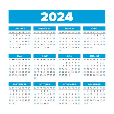 January 2024 Due Dates