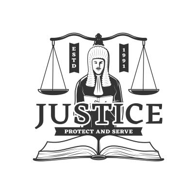 judge and scales of justice