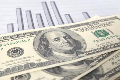 money on chart financial concept