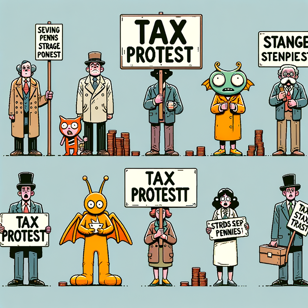 the wierdest tax protests
