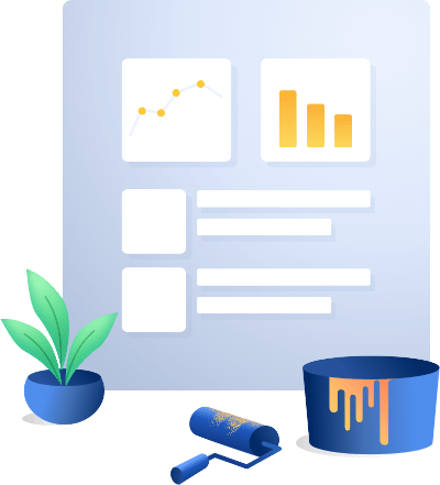 illustration of a website creation