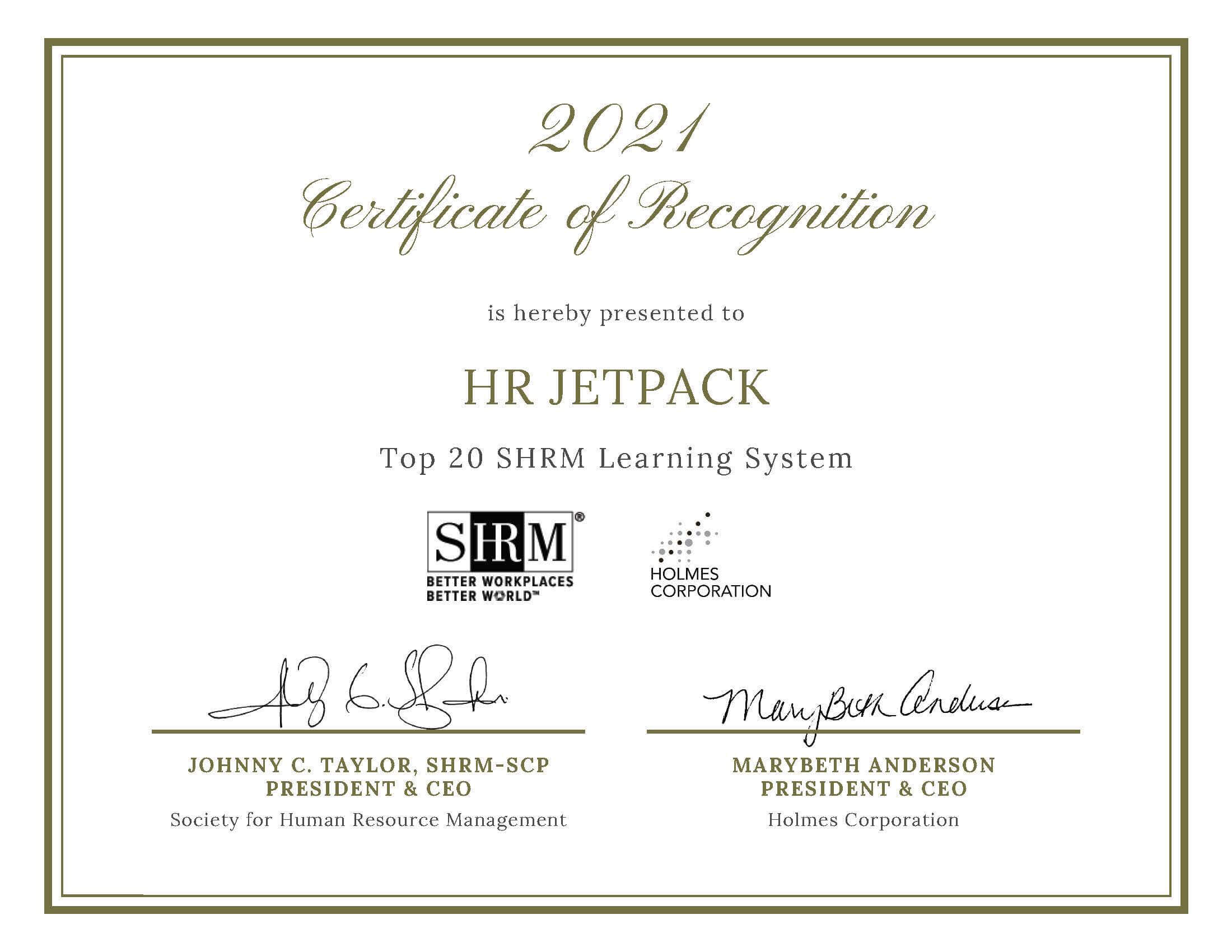 Top SHRM Education Partner