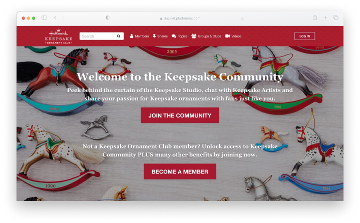 Community management illustration