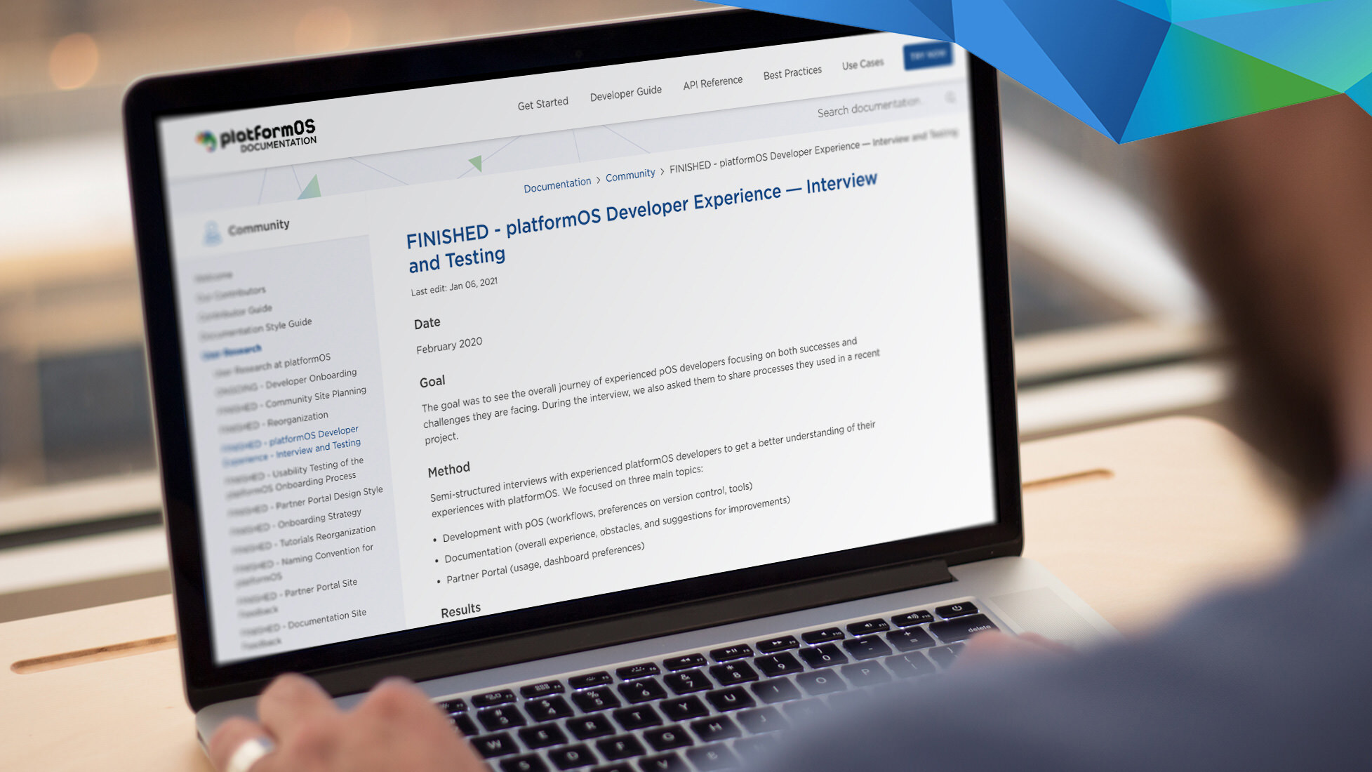 platformOS Status Report — Jan 11, 2021
