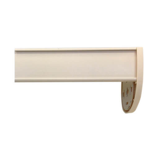 Cream roller blind cassette