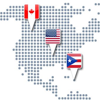 Geographic Coverage Map