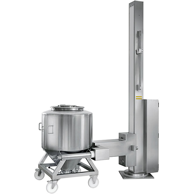 Stationary Bin Lifter Round Forks