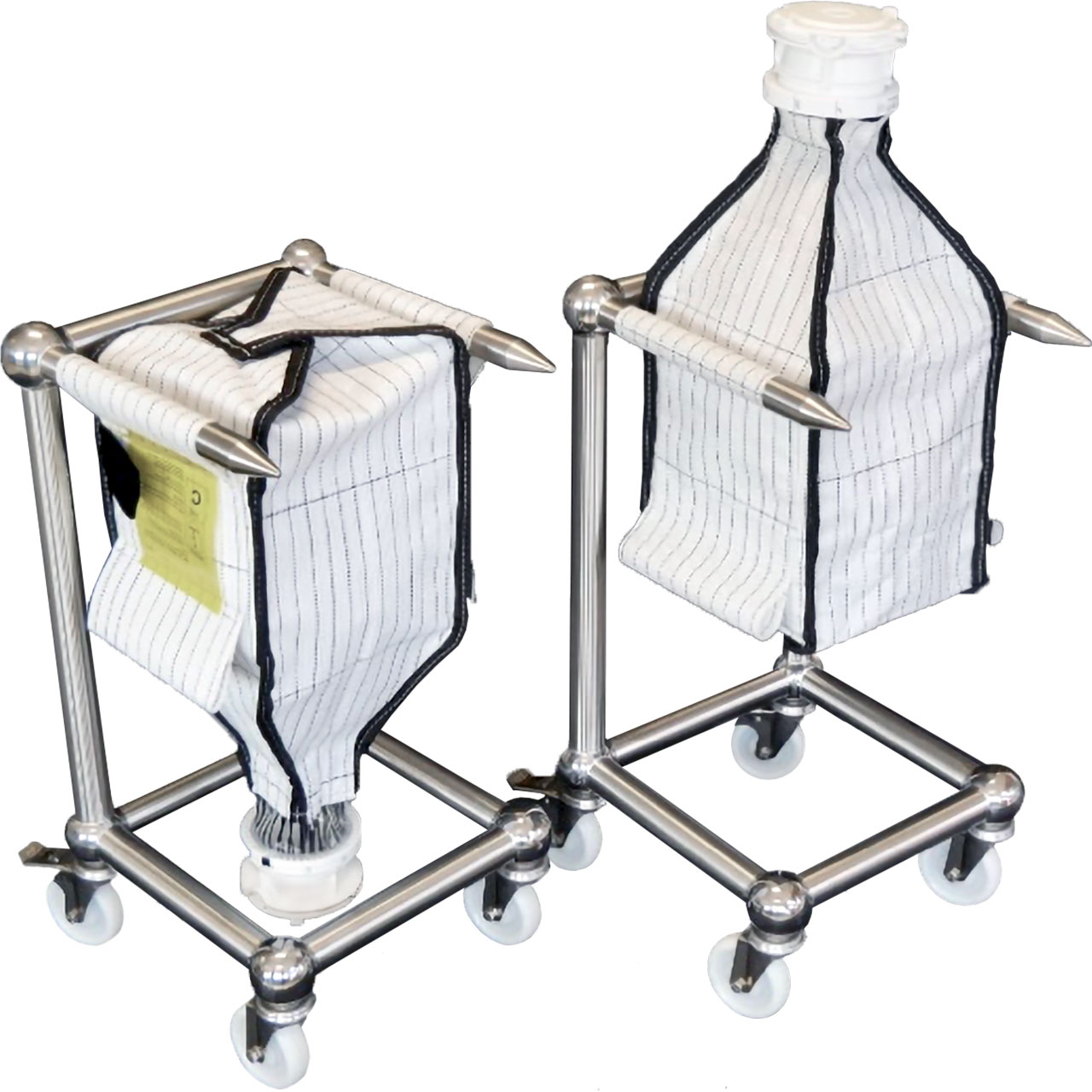 Adjustable FIBC Trolley for Single-use Containment Systems