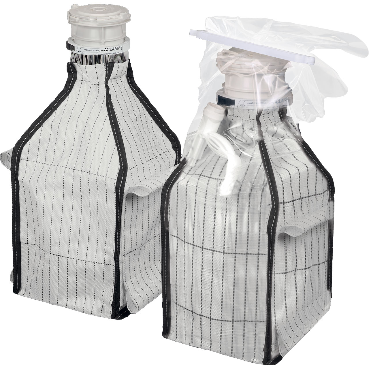 Single-use FIBC Containment System for Packaging Storage or Transfer