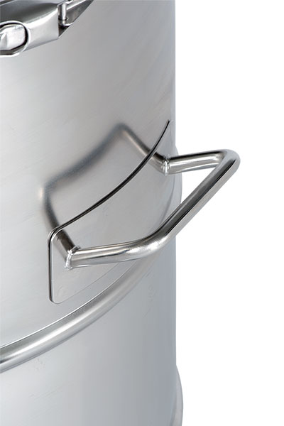 Poplet Image 3 for Stainless Steel Lidded Drum (Non-Stackable)