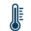 High temperature icon