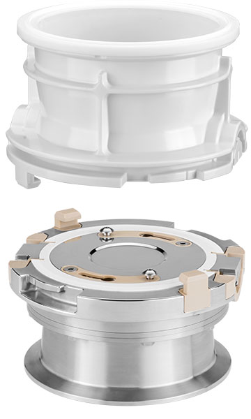 Stainless steel AVAX valve and plastic AVAX valve
