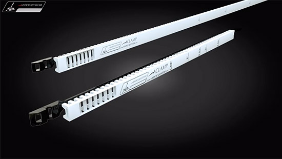 the ACLAMP single-use tri-clamp fastener video still