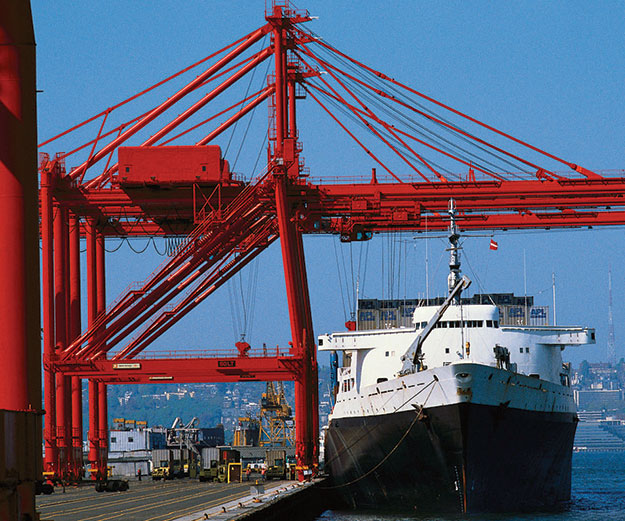 ship at port