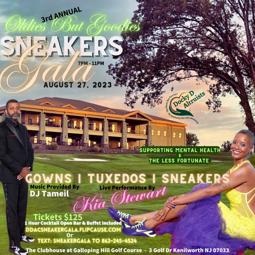 3rd Annual Oldies But Goodies Sneaker Gala - August 27, 2023 - Tickets Available Now!