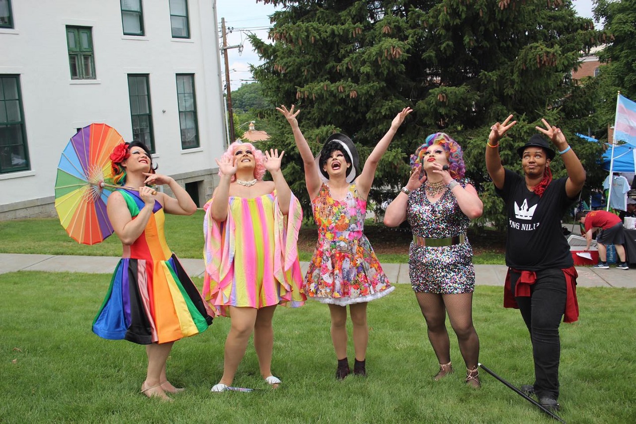 Drag performers at Sussex County Pride