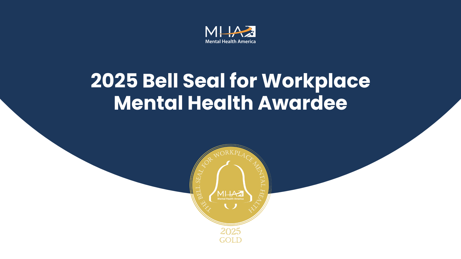 Bergen’s Promise awarded 2025 Gold Bell Seal for Workplace Mental Health