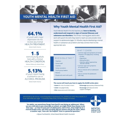Featured Image for Youth Mental Health First Aid Training