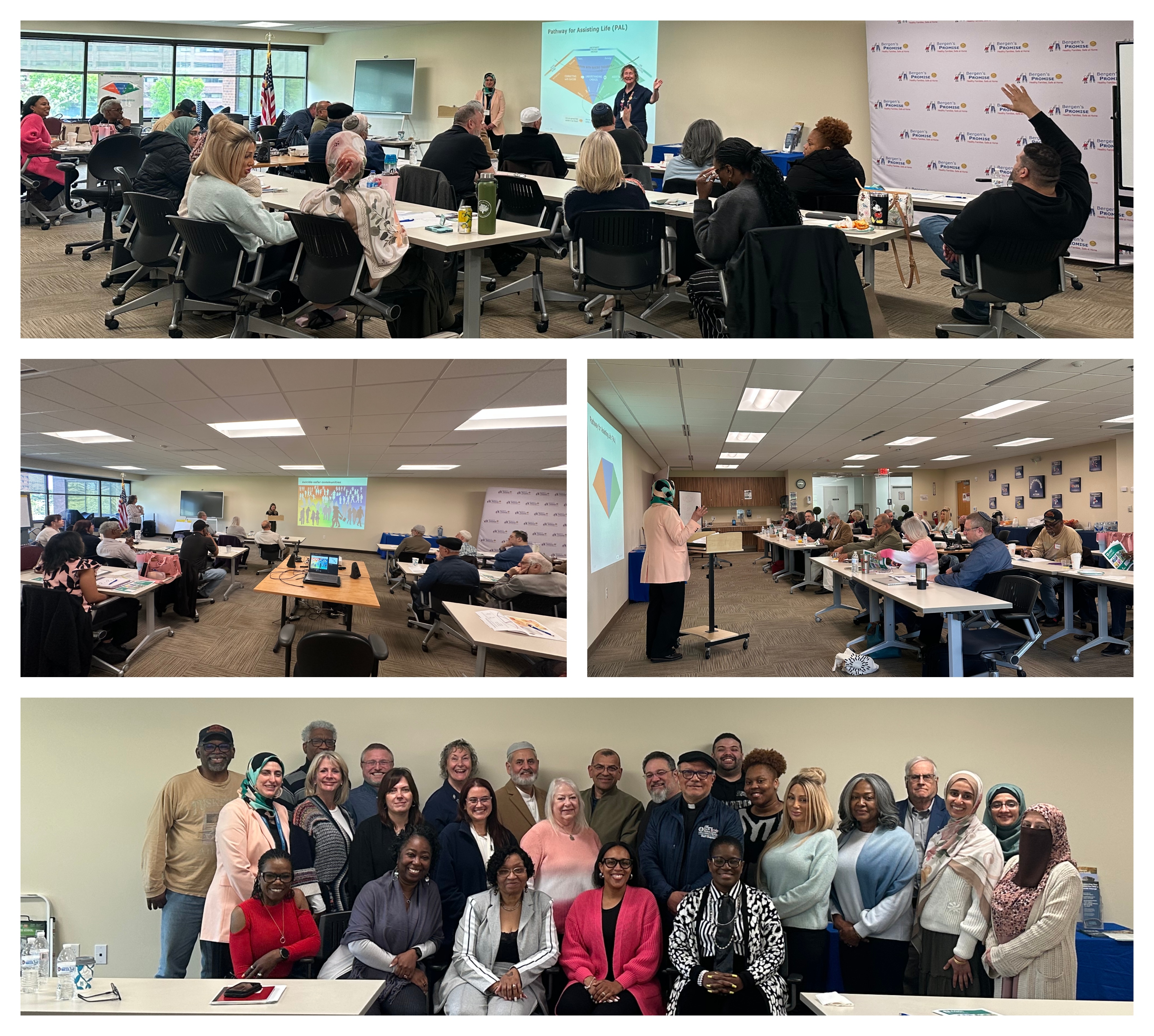 Bergen’s Promise & Bergen New Bridge Medical Center hosted Applied Suicide Intervention Skills Training (ASIST) for Faith Leaders