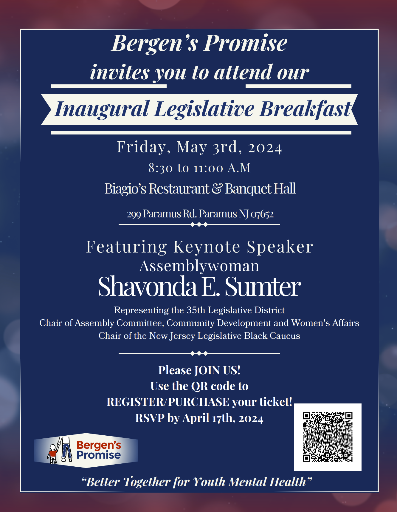 Featured Image for Bergen's Promise Will Host Inaugural Legislative Breakfast