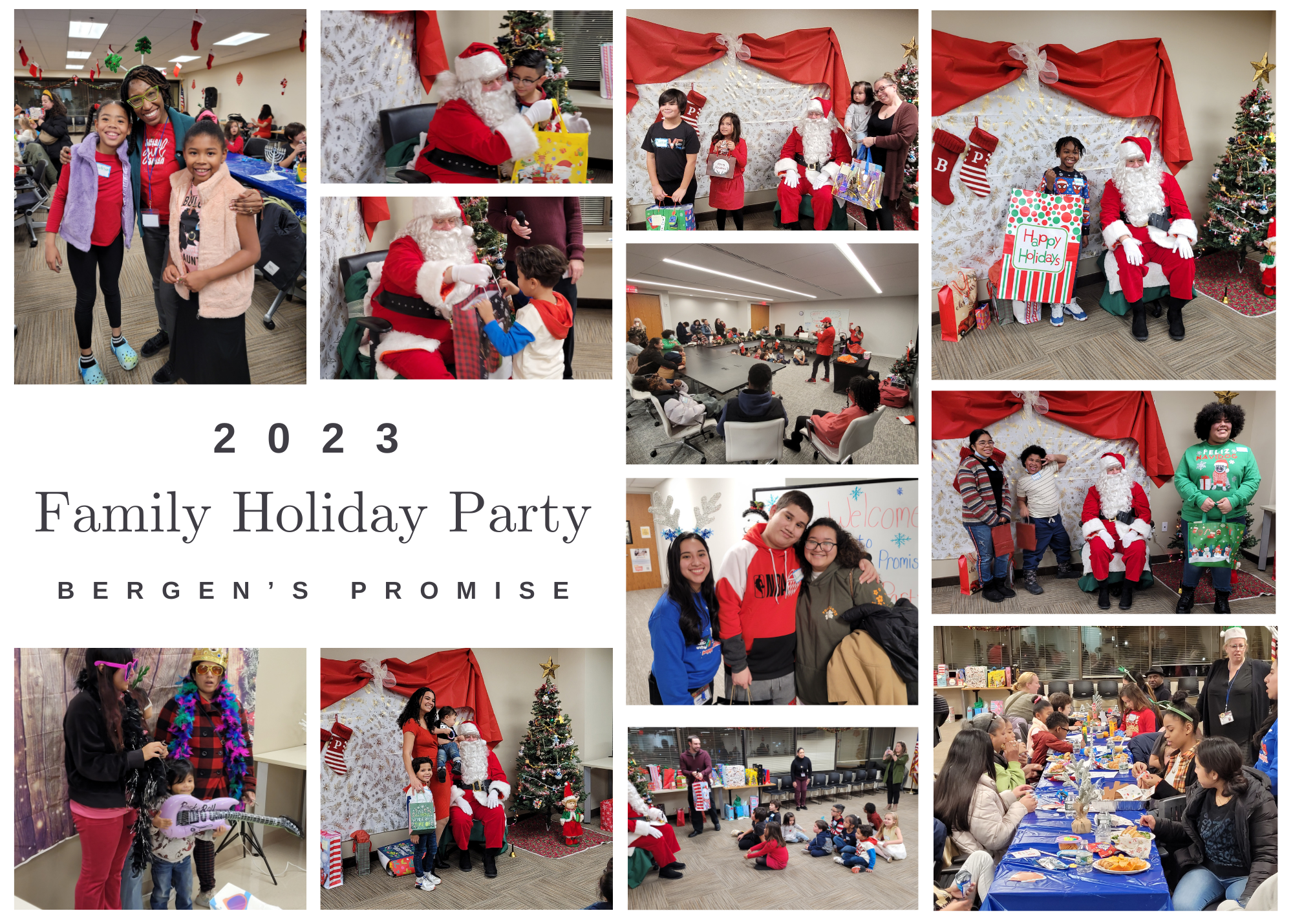 Bergen's Promise Celebrates our 2023 Toy Drive and Family Holiday Party