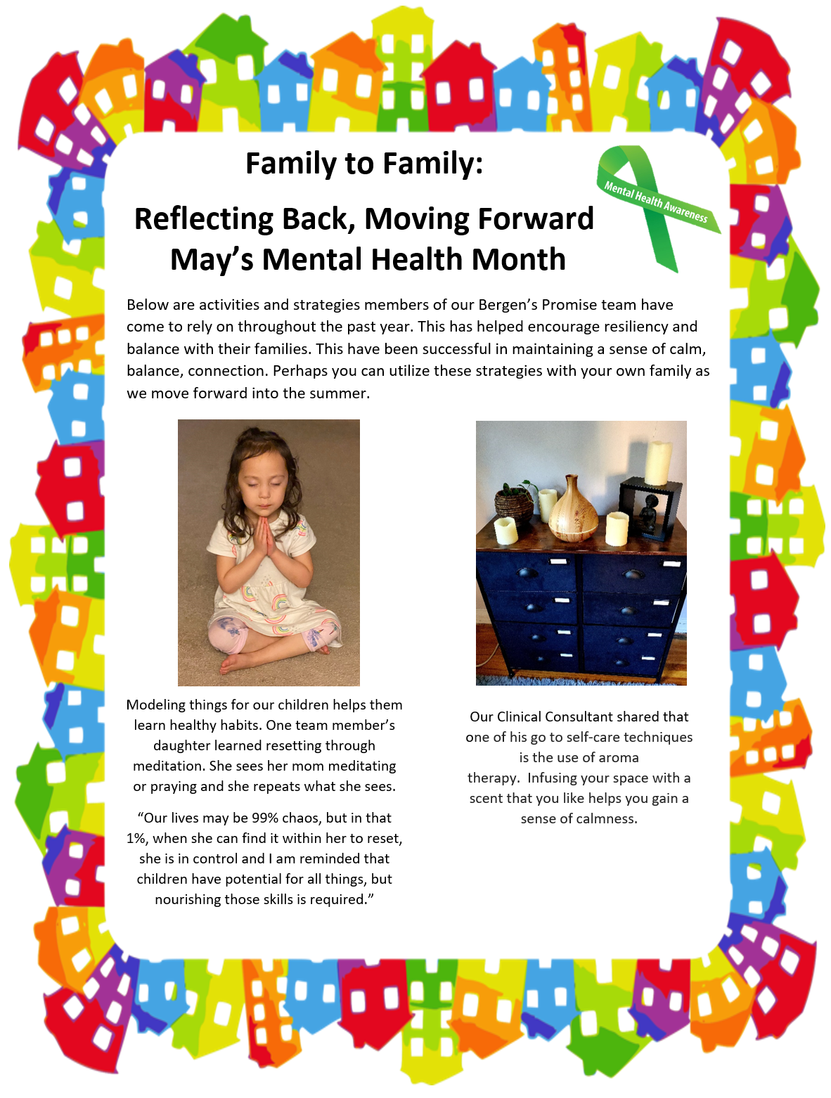 Featured Image for Family to Family: Reflecting Back, Moving Forward, May's Mental Health Month