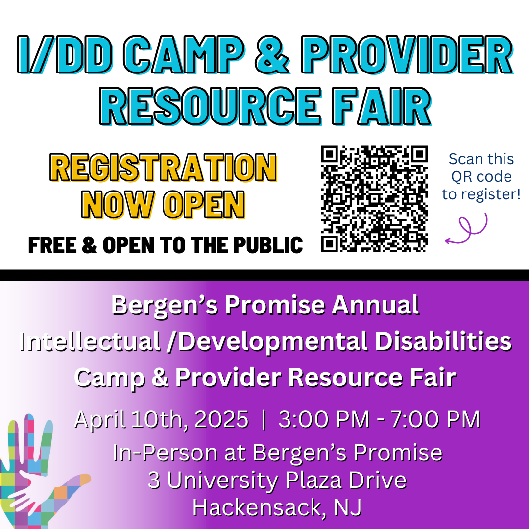 Featured Image for Join us April 10th: Bergen's Promise I/DD Camp and Provider Fair