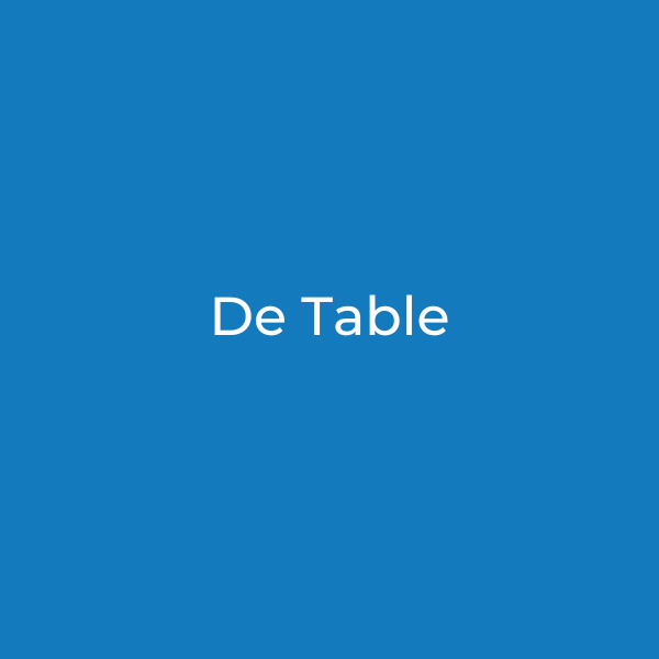De Table