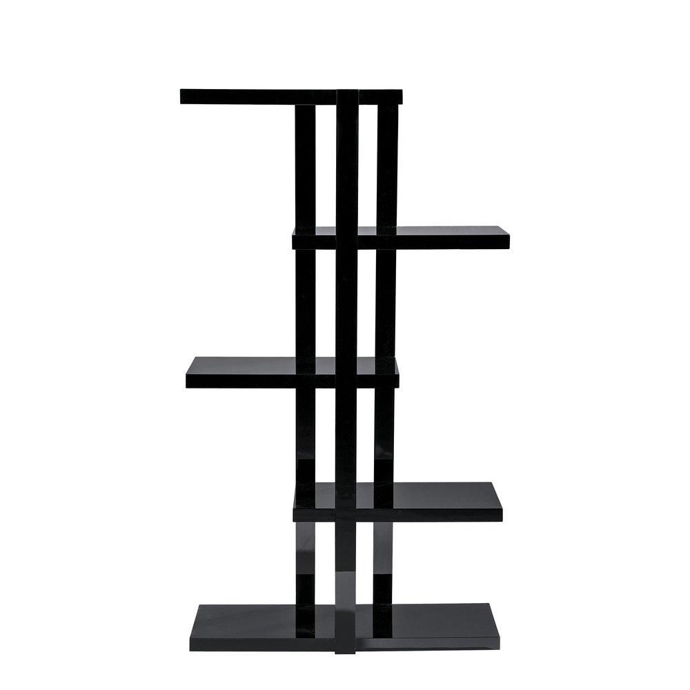 ETAGERE NOIR LAQUE