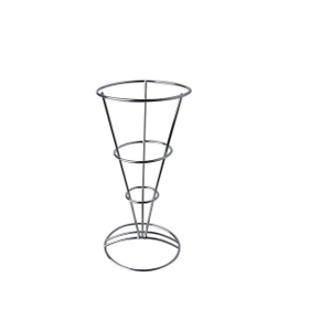 SUPPORT EN METAL CONIQUE 19,5 CM X 9,5 CM X 9,5 CM
