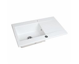EVIER BYBLOS 1C AE 90*53           BLANC