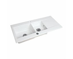 EVIER BYBLOS 2C AE 116*53          BLANC
