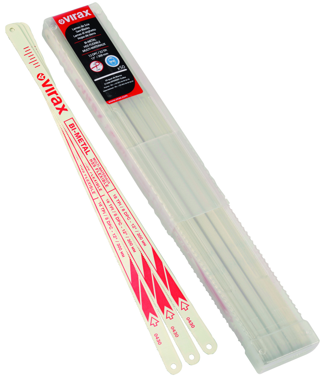 VIRAX PAQ.DE 10 LAMES DE SCIE