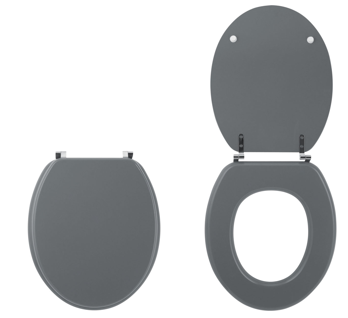 ABATTANT COLORIS LINE GRIS CLAIR