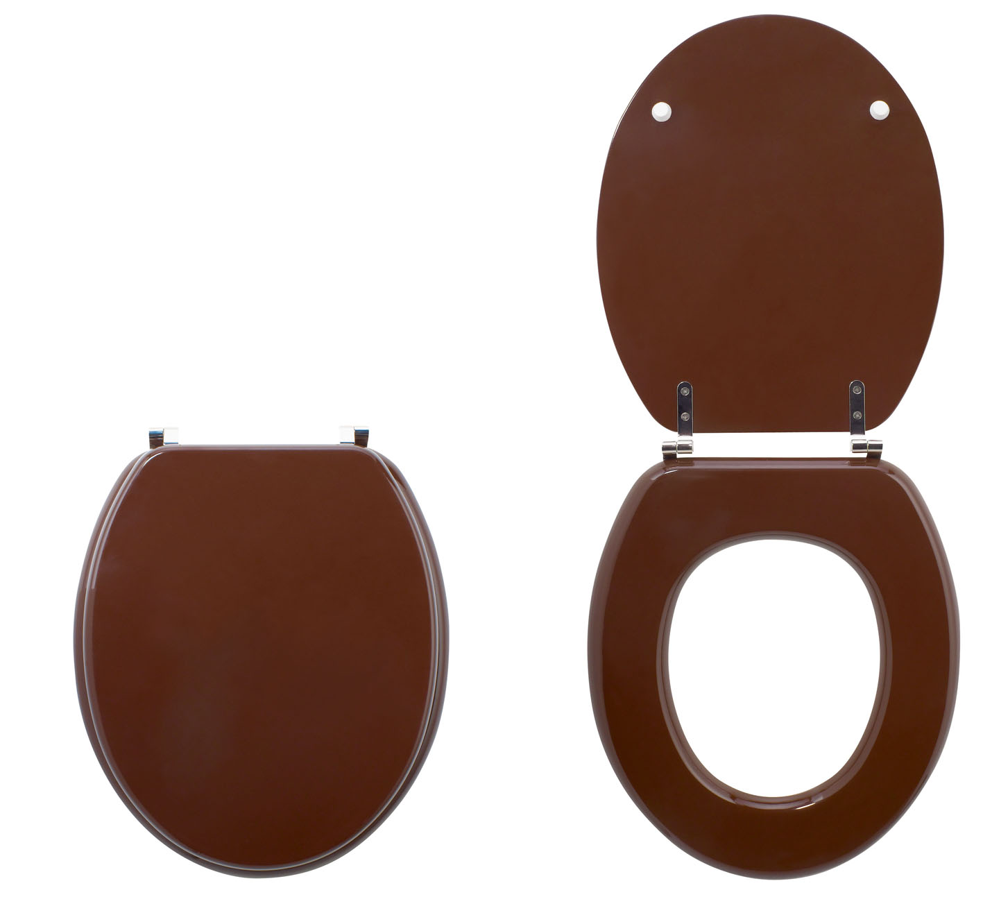 ABATTANT COLORIS LINE CHOCOLAT