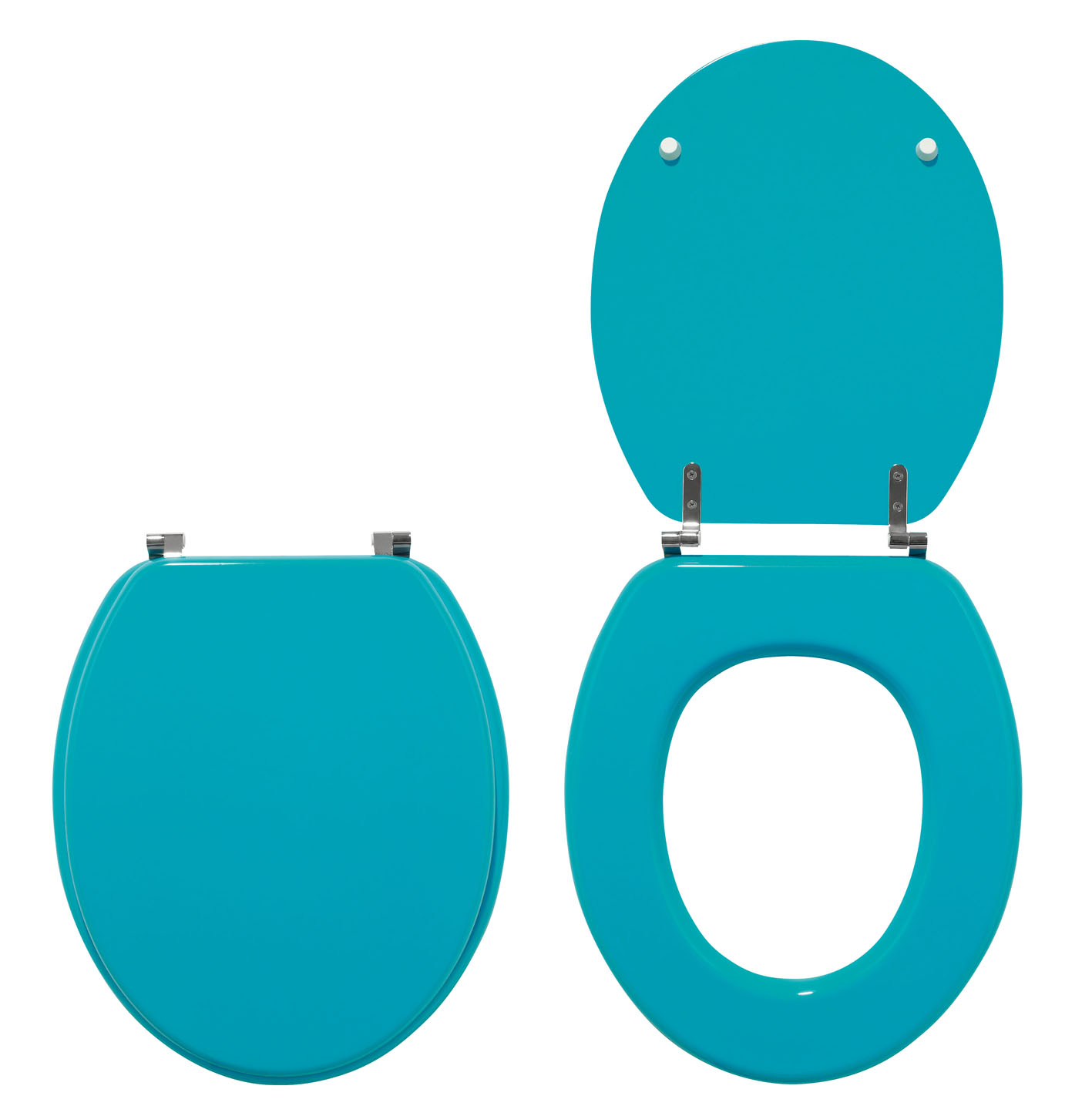 ABATTANT COLORIS LINE TURQUOISE