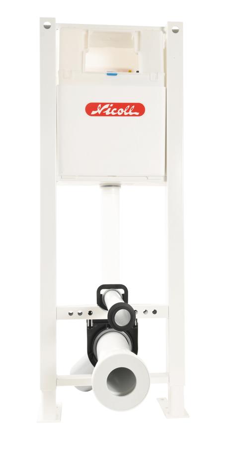 BATI SUPPORT NICOLL SOLEMUR V3 AUTOPORTANT + Plaque Chrome