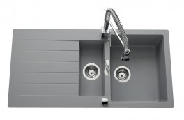 EVIER JS PRIMUS 1,5B+1E 100X50 CROMA       EV22411PC 022