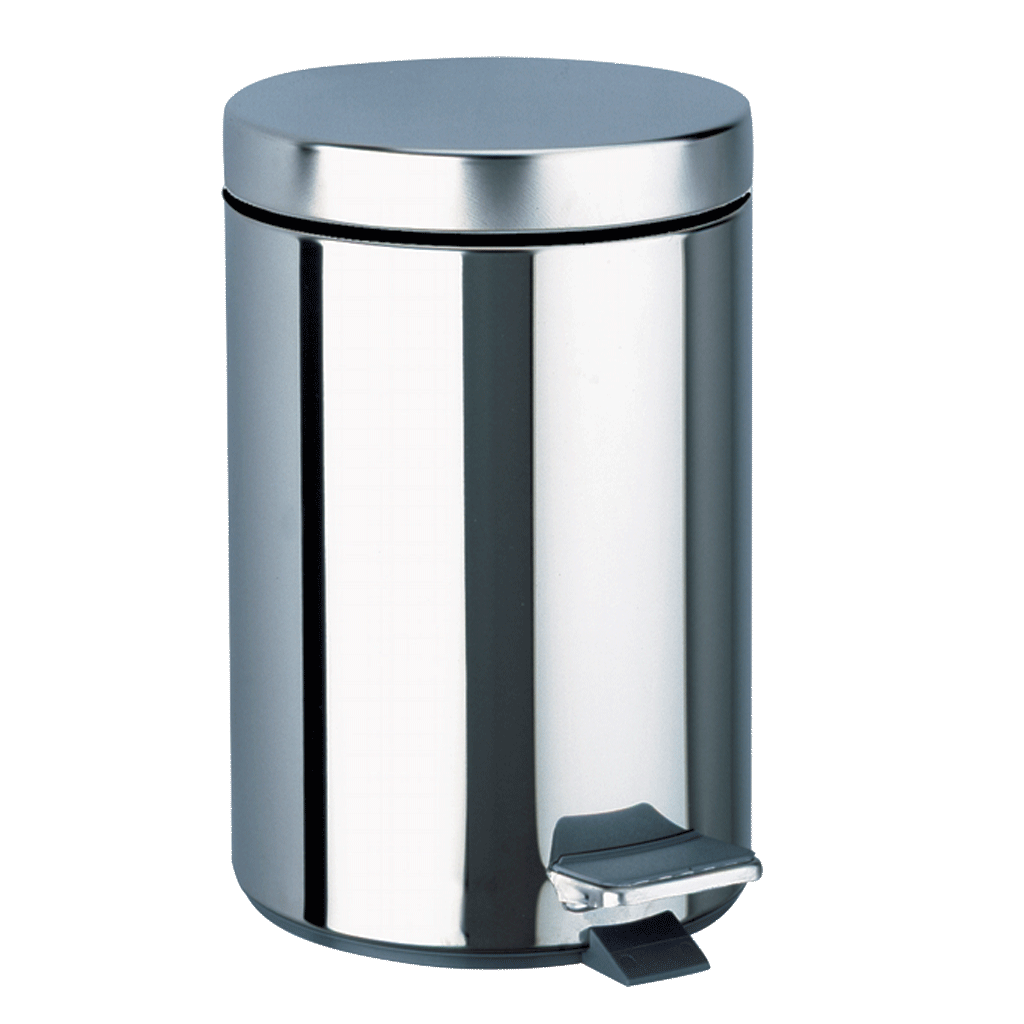 SOGEP POUBELLE RONDE INOX 3L DIAM-170 H-265