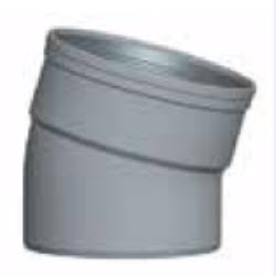 PVC CR4 COUDE 15Ã¸ 200 MF