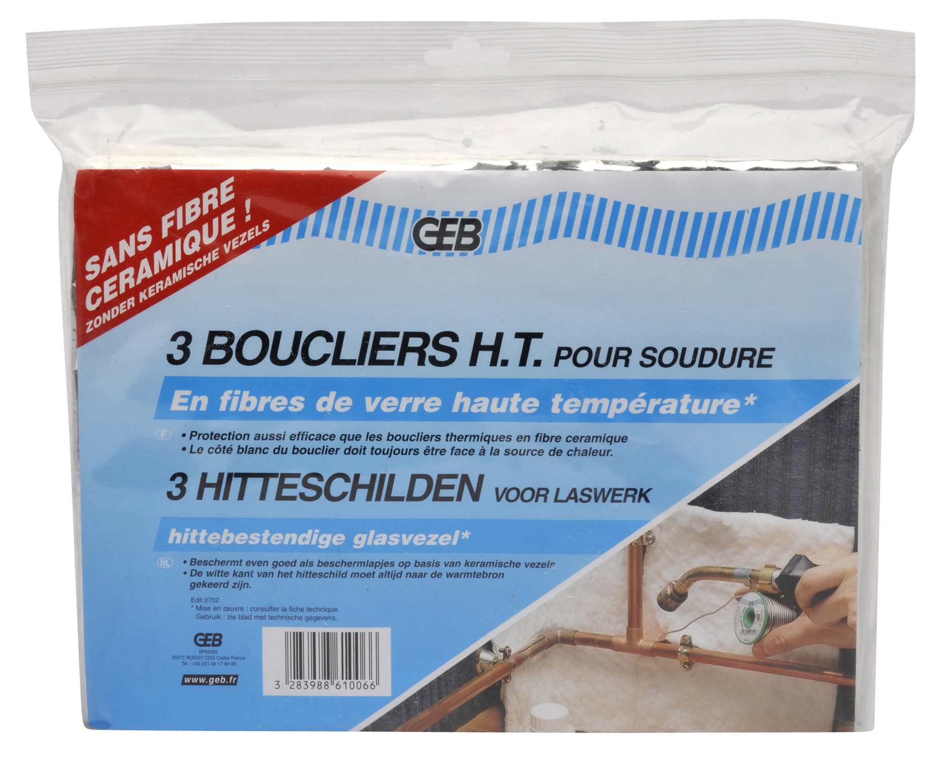 BOUCLIER THERMIQUE PACK DE 3