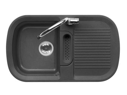 EVIER GOURMET BLANC 1C+E